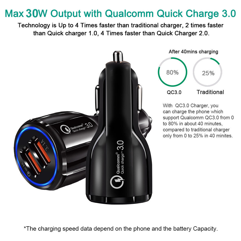 6A Dual USB Fast Car Charger