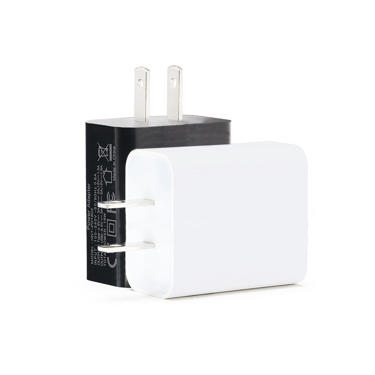 Dual-Port USB-C Wall Charger for iPhone 12 – 3A Fast Charging, 2-Pack