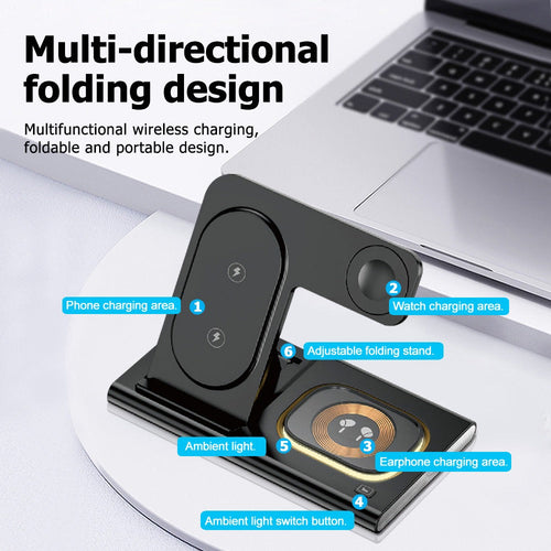 3-in-1 Multifunctional Wireless Charging Station