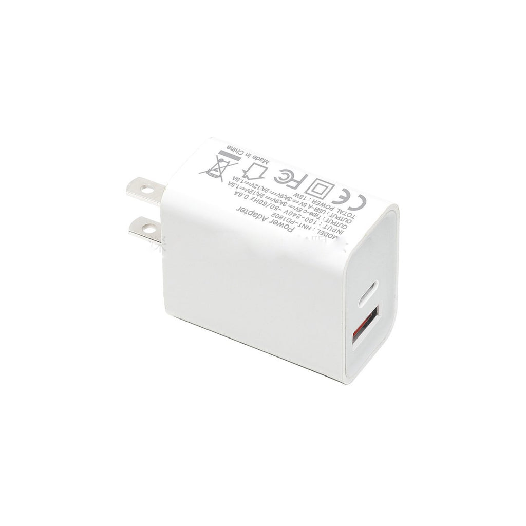 Dual-Port USB-C Wall Charger for iPhone 12 – 3A Fast Charging, 2-Pack