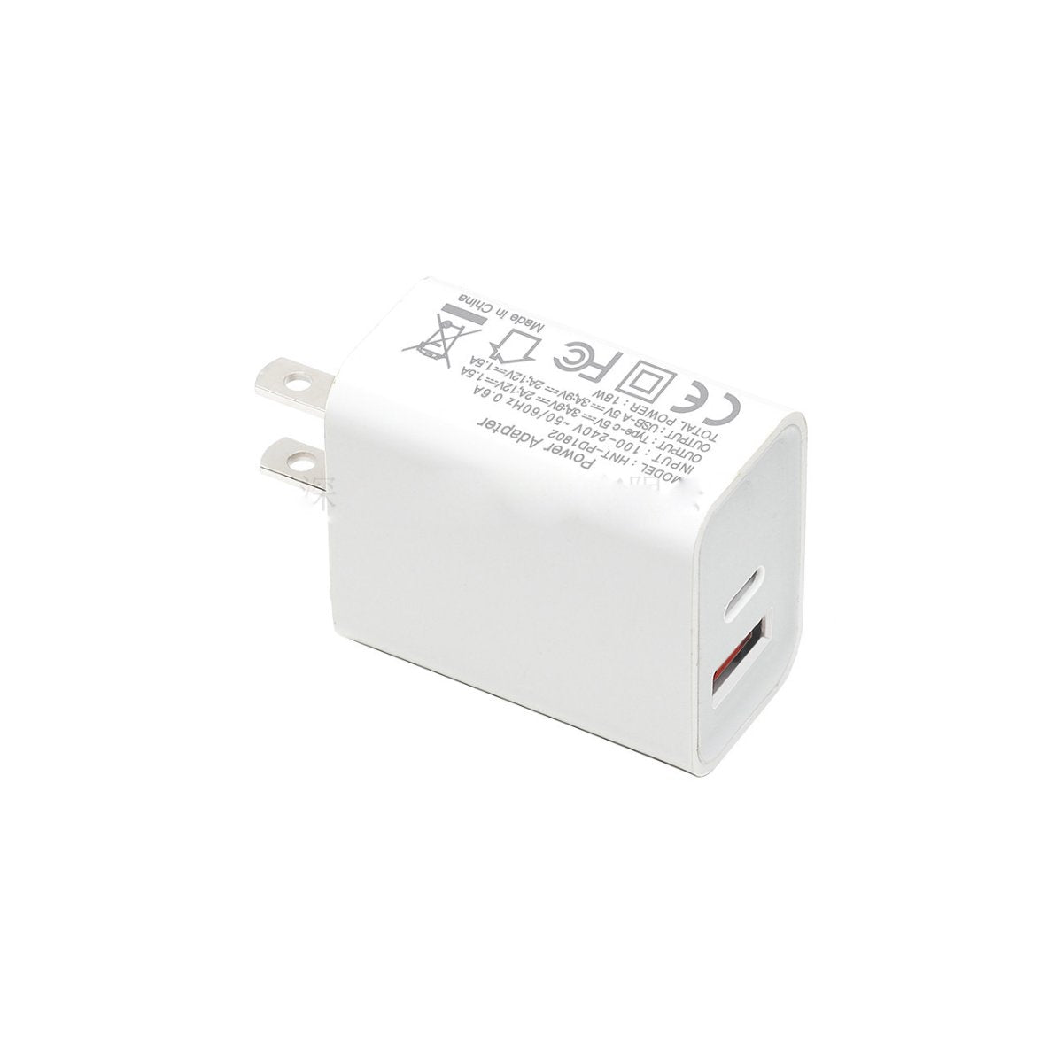 Dual-Port USB-C Wall Charger for iPhone 12 – 3A Fast Charging, 2-Pack
