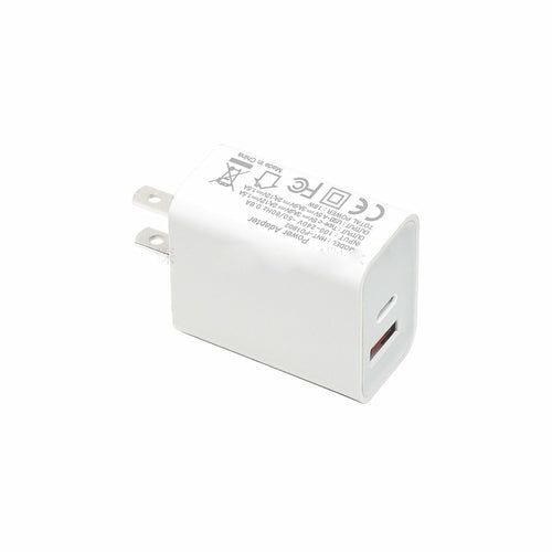 Dual-Port USB-C Wall Charger for iPhone 12 – 3A Fast Charging, 2-Pack
