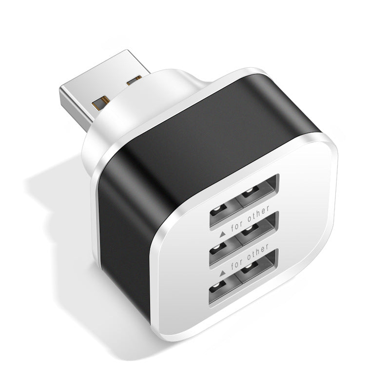 3-Port USB Charging Hub – Compact Multi-Device Charger