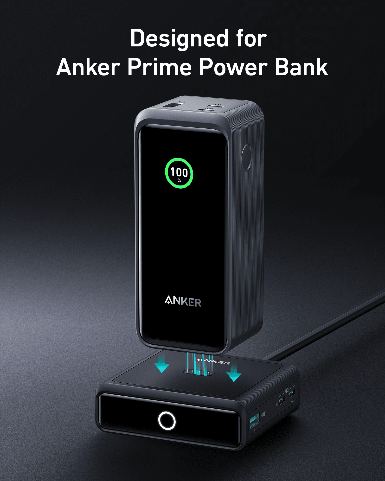 Anker 100W Wireless Charging Base for Prime Power Bank