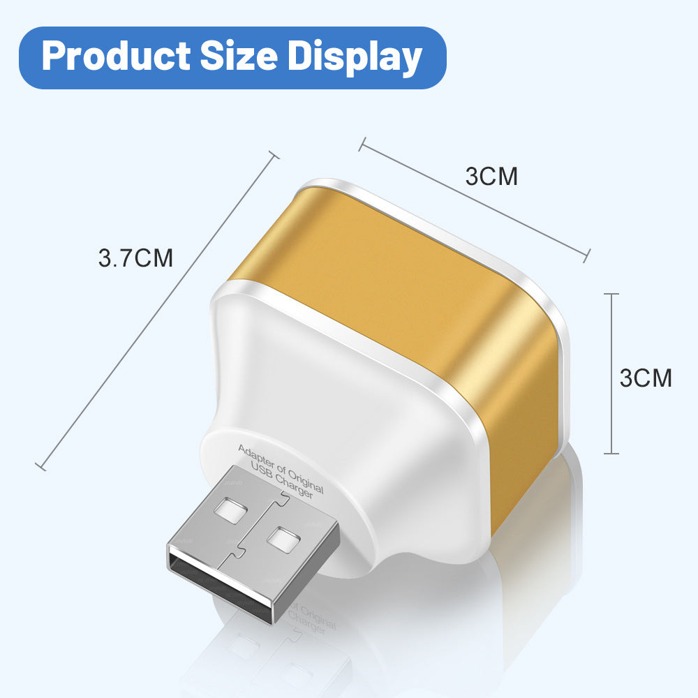 3-Port USB Charging Hub – Compact Multi-Device Charger