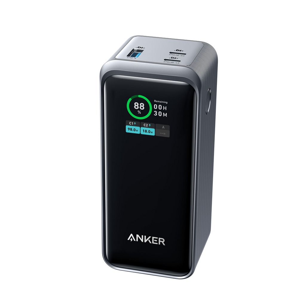 Anker Prime Power Bank – 20,000mAh, 200W Total Output