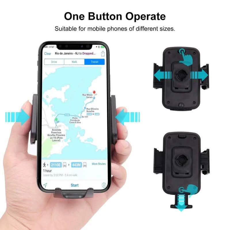 Gooseneck Cup Holder Phone Mount with 360° Rotation