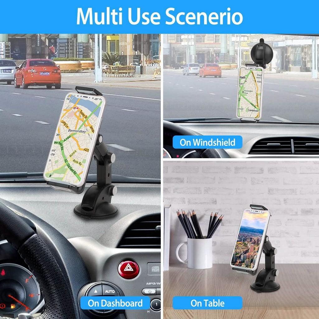 Dashboard & Windshield Phone Mount with Long Arm