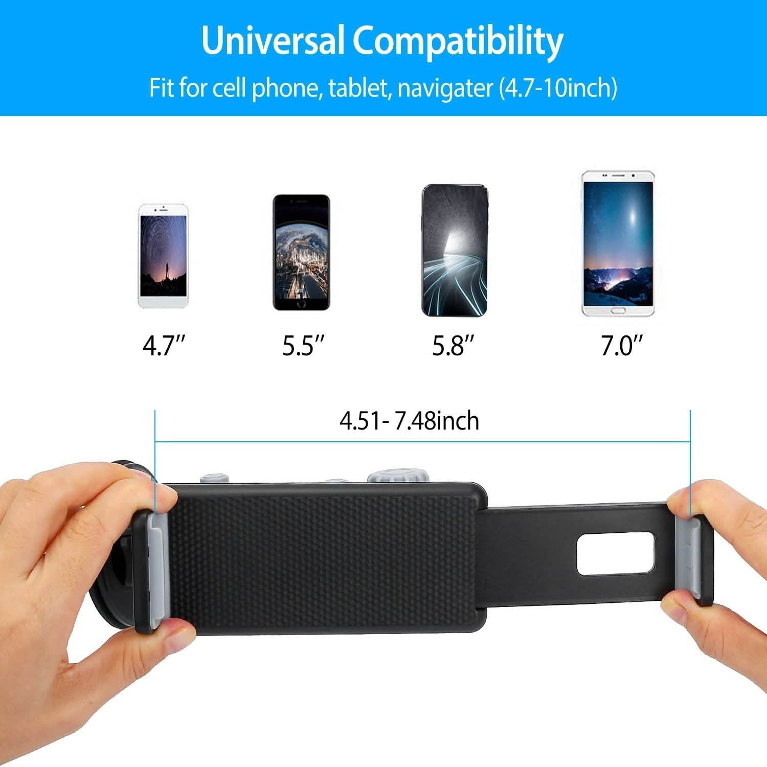 Dashboard & Windshield Phone Mount with Long Arm