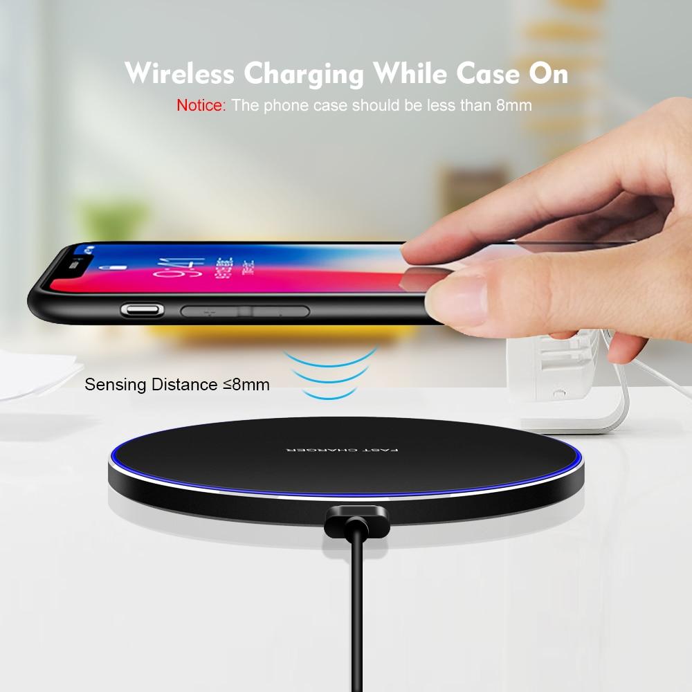 Dragon W9 30W Wireless Charging Pad – Ultra-Thin, iPhone 15 Compatible