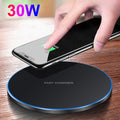 Dragon W9 30W Wireless Charging Pad – Ultra-Thin, iPhone 15 Compatible