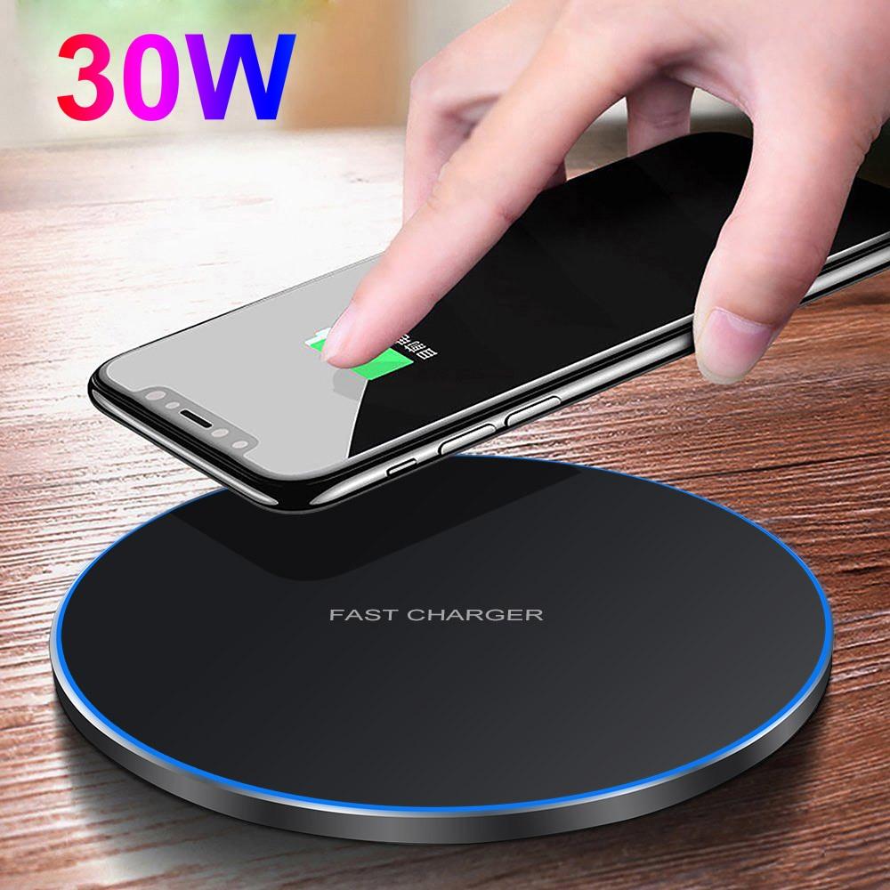 Dragon W9 30W Wireless Charging Pad – Ultra-Thin, iPhone 15 Compatible