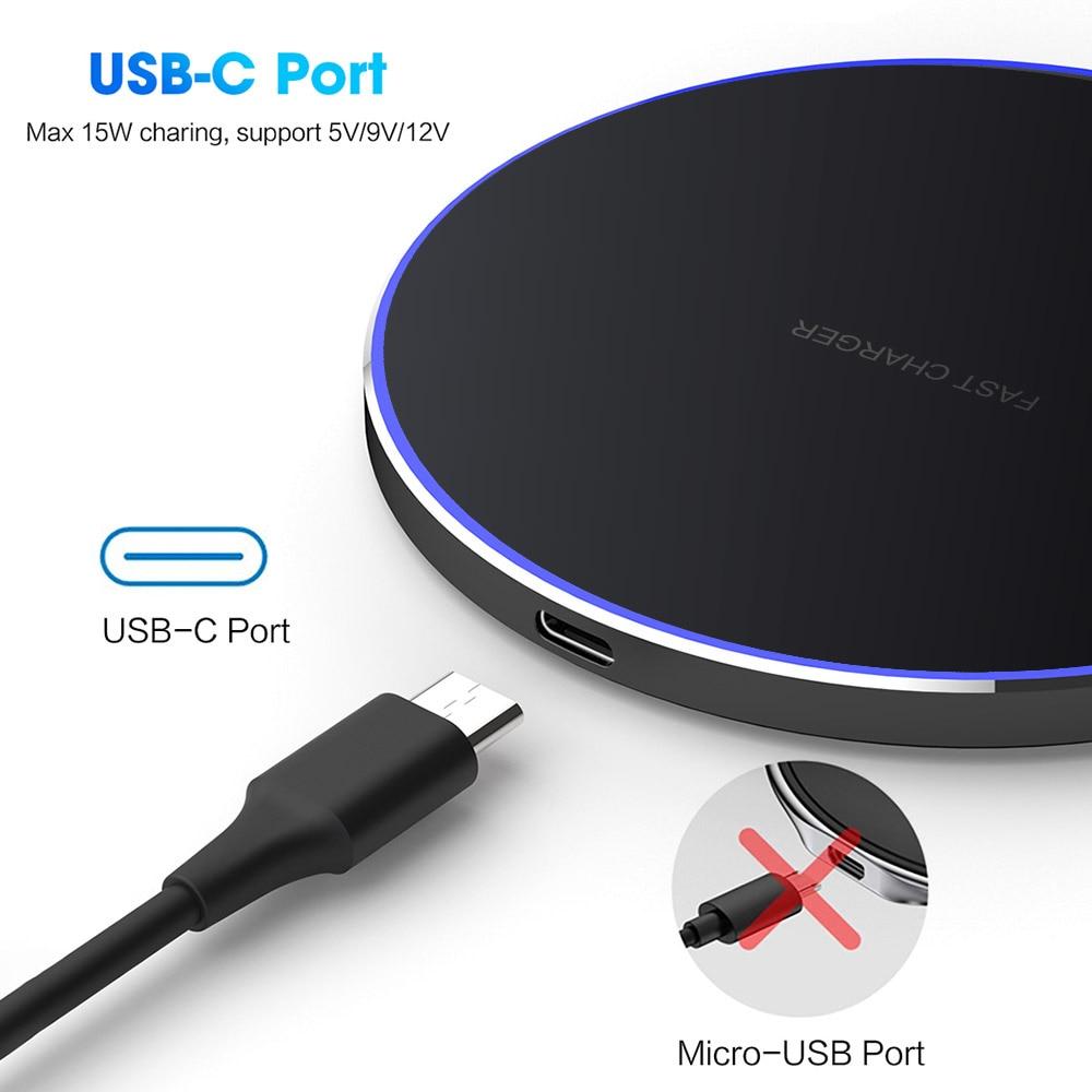 Dragon W9 30W Wireless Charging Pad – Ultra-Thin, iPhone 15 Compatible